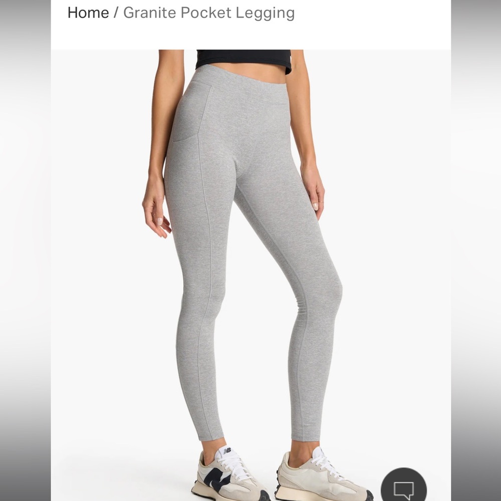 Vuori granite pocket leggings (gray medium)